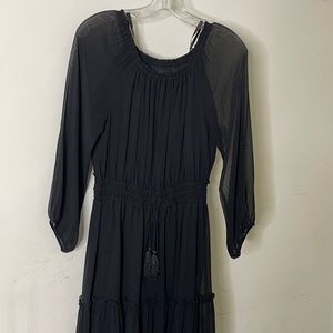 Club Monaco Sheer sleeved Dress